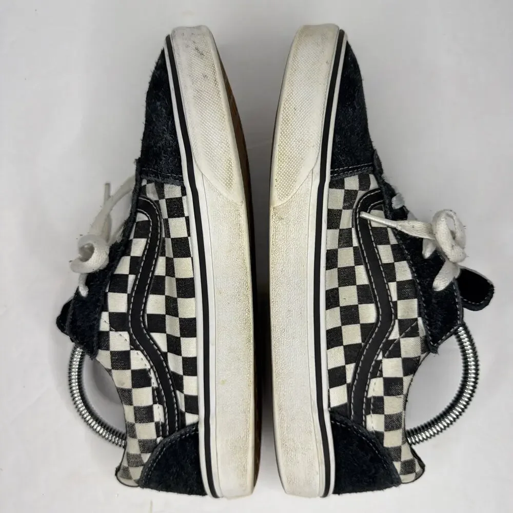 Vans Sneakers Youth 6.5 Old Skool Checkerboard Black White Skateboard Shoes
